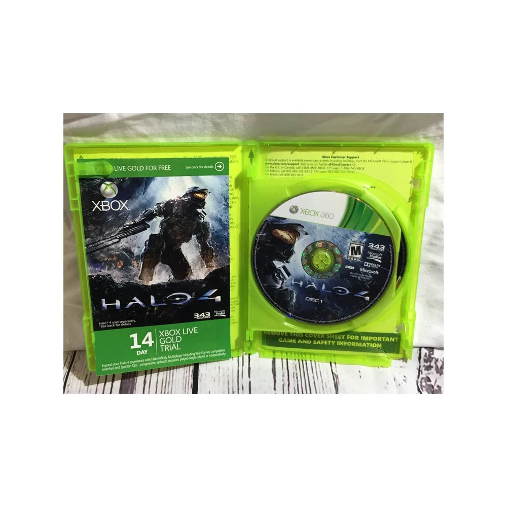 Halo 4 Microsoft XBOX 360 2 discs. No manual